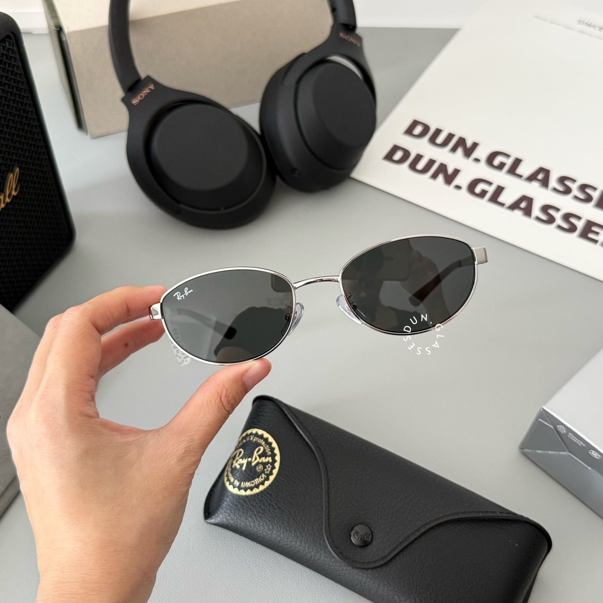  Kính mát oval RayBan RB 3774 