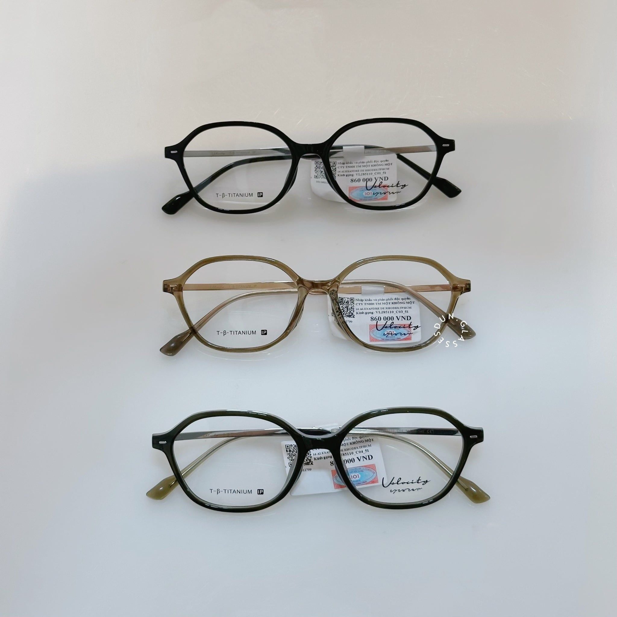  Mắt kính Velocity beta titanium VL 285110 