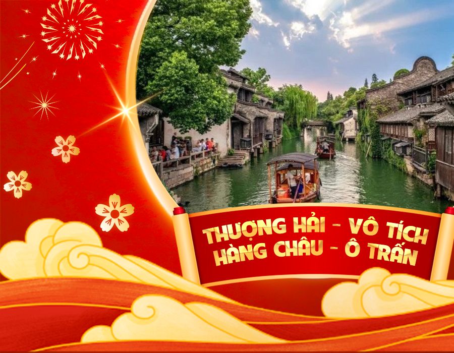 THƯỢNG HẢI - VÔ TÍCH - HÀNG CHÂU - Ô TRẤN