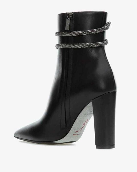  Giày Boots Nữ Rene Caovilla Ankle Boots With Applications 