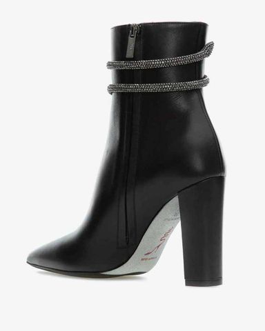 Giày Boots Nữ Rene Caovilla Ankle Boots With Applications