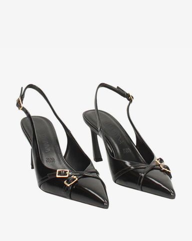 Giày Cao Gót Nữ Primadonna Collection Patent Slingback Pumps 7.3 cm