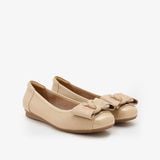  Giày Búp Bê Nữ PAZZION Jan Buckle Bow Square Toe Flats 