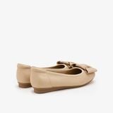  Giày Búp Bê Nữ PAZZION Jan Buckle Bow Square Toe Flats 