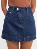  Quần Váy Denim Cạp Chéo 