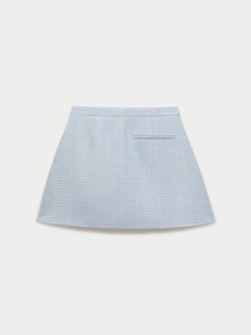 Chân Váy Dạ Dáng Chữ A Xẻ Tà