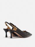  Giày Cao Gót Nữ Pazzion Delilah Laced Pointed Toe Slingback Heels 