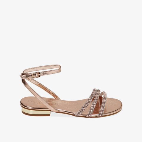 Giày Nữ Primadonna Collection Women Shoes Flat Braided Stones Raor