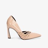  Giày Nữ Primadonna Collection Women Shoes Open Shank Naplack Nude 