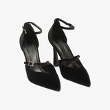  Giày Nữ Primadonna Collection Women Shoes Open Shank Velvet Nero 