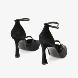 Giày Nữ Primadonna Collection Women Shoes Open Shank Velvet Nero 