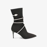  Giày Boots Nữ Primadonna Collection Women Shoes Demi-Boot Lycra Nero 