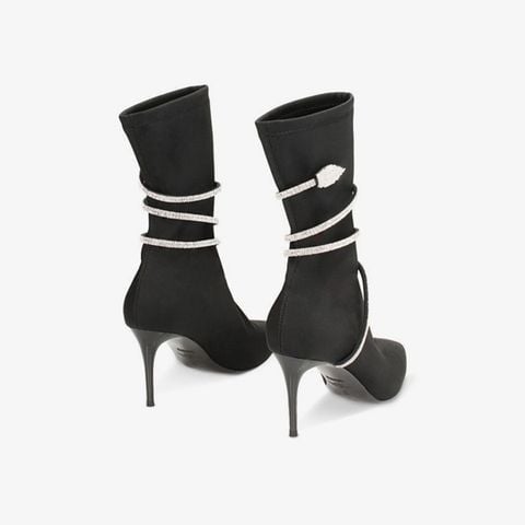 Giày Boots Nữ Primadonna Collection Women Shoes Demi-Boot Lycra Nero