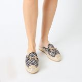  Giày Mules Nữ Đế Cói 254930502RFNEPA 