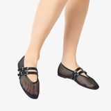  Giày Búp Bê Nữ 25D539902TSNERO 