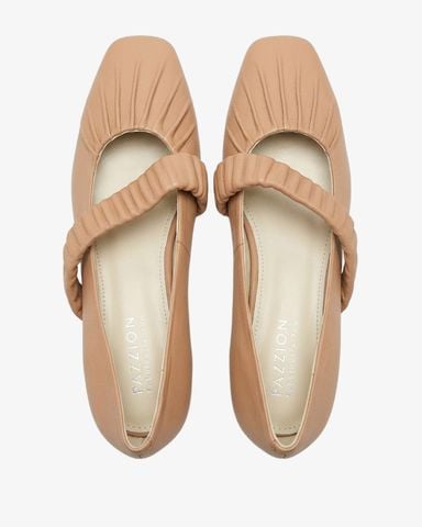 Giày Búp Bê Nữ Pazzion Contemporary Pleated Maryjane