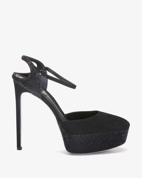  Giày Cao Gót Nữ Leather Sandals Rene Caovilla 