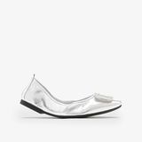  Giày Búp Bê Nữ PAZZION Everlee Metallic Crystal Embellished Buckle 