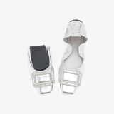  Giày Búp Bê Nữ PAZZION Everlee Metallic Crystal Embellished Buckle 