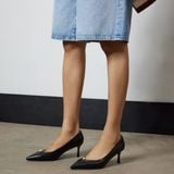  Giày Cao Gót Nữ 6166-227BLK 