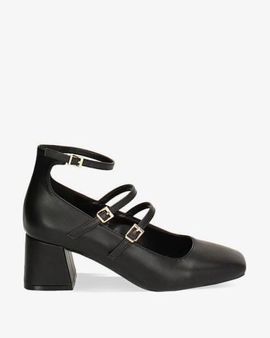 Giày Cao Gót Nữ Primadonna Collection Black Décolleté With Laces 5.5 cm