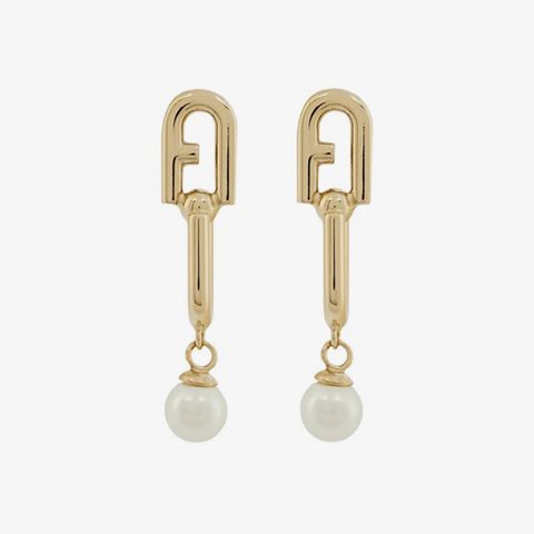 Hoa Tai Nữ Furla Chained Logo