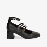  Giày Cao Gót Nữ Primadonna Collection Black Décolleté With Laces 5.5 cm 