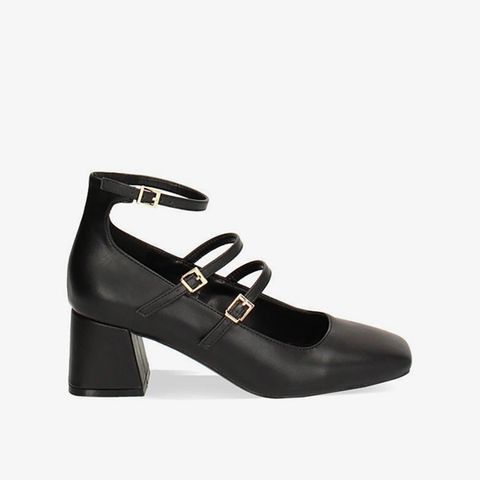 Giày Cao Gót Nữ Primadonna Collection Black Décolleté With Laces 5.5 cm