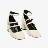  Giày Cao Gót Nữ Primadonna Collection Black Décolleté With Laces 5.5 cm 