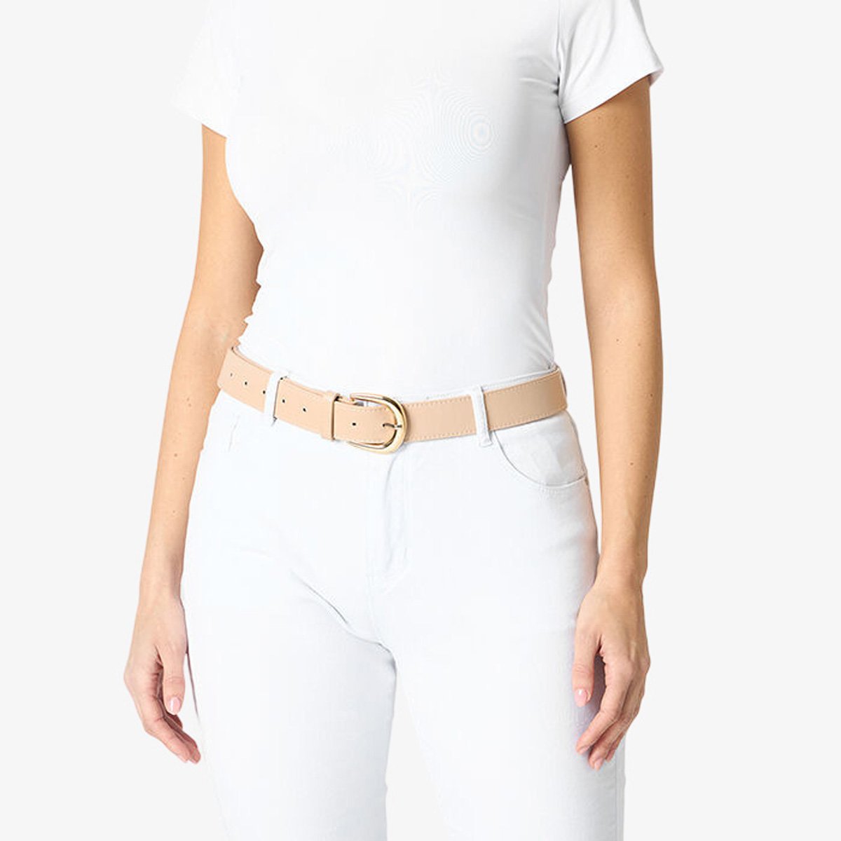  Dây Thắt Lưng Nữ PRIMADONNA COLLECTION (13701) Beige Uni 