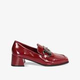  Giày Lười Nữ Primadonna Collection Burgundy Moccasin In Naplak 5 Cm 