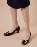 Giày Cao Gót Nữ 9950-22ABLK 