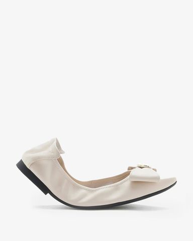 Giày Búp Bê Nữ Pazzion Madeline Studded Bow Foldable Flats