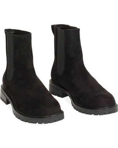 Giày Boots Nữ Primadonna Collection Black Microfiber Beatles