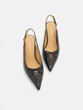  Giày Cao Gót Nữ Pazzion Delilah Laced Pointed Toe Slingback Heels 