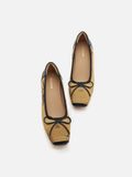  Giày Búp Bê Nữ Pazzion Ashlyn Printed Bow Heels 