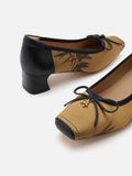  Giày Búp Bê Nữ Pazzion Ashlyn Printed Bow Heels 