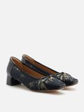  Giày Búp Bê Nữ Pazzion Ashlyn Printed Bow Heels 
