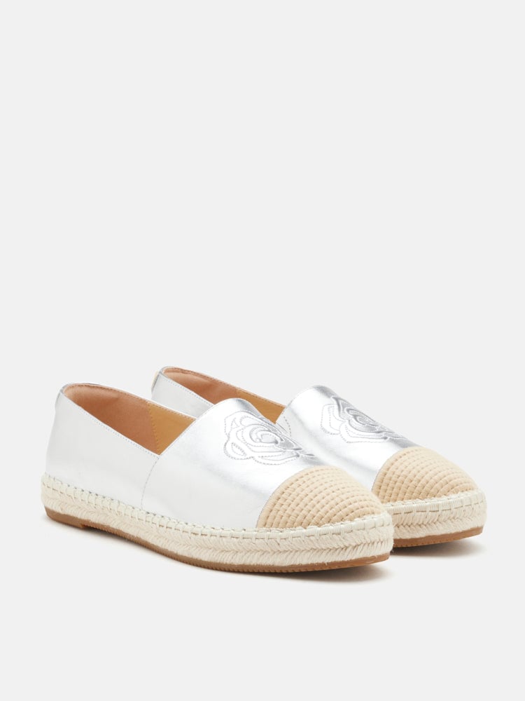  Giày Lười Nữ Pazzion Brea Embossed Espadrille Flats 