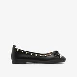  Giày Búp Bê Nữ Pazzion Karina Studded Bow Ballet Flats 