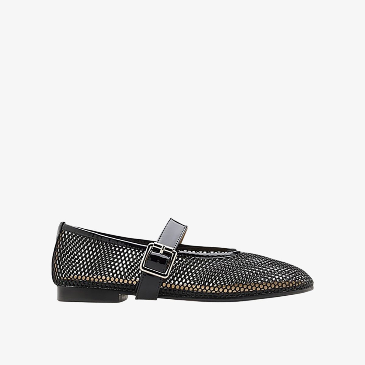  Giày Búp Bê Nữ Pazzion Ellie Mesh Buckled Mary Janes 