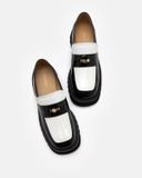  Giày Lười Nữ Pazzion Zilpah Embellished Two-Tone Penny Loafers 
