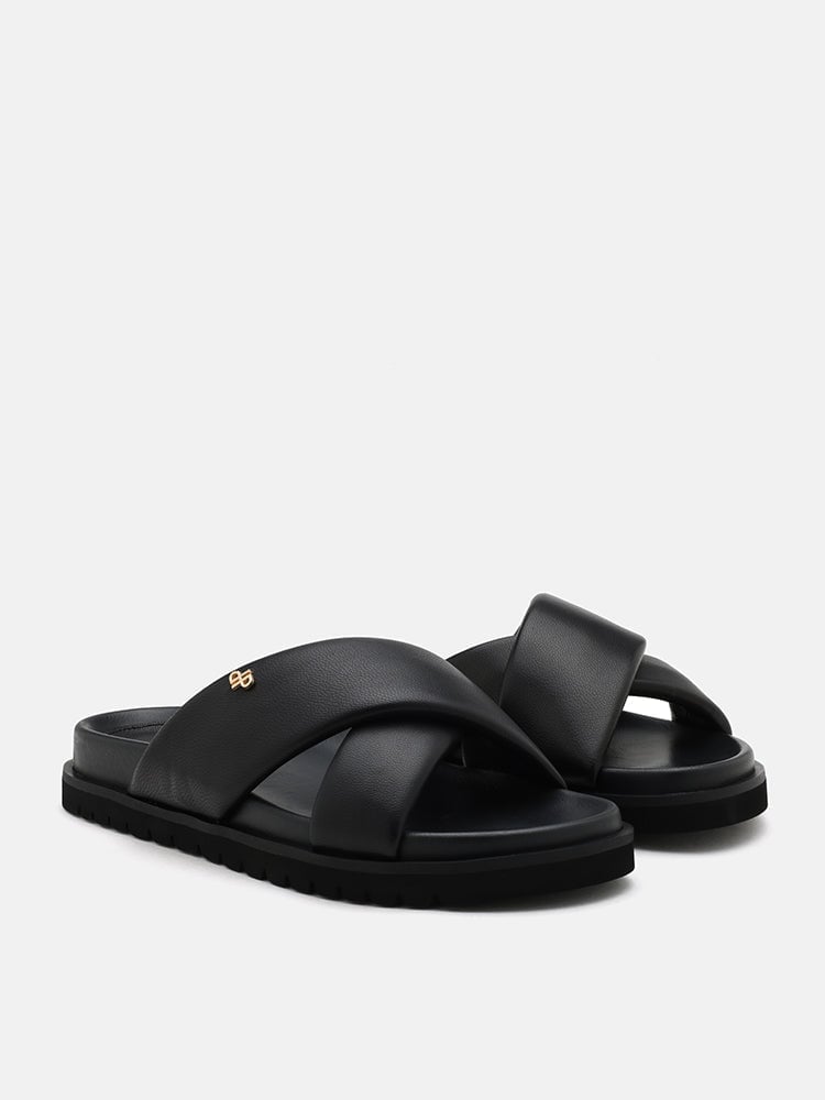  Dép Quai Ngang Nữ Pazzion Della Slip On Slide Sandals 