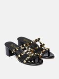  Dép Cao Gót Nữ Pazzion Dion Studded Slide Sandals 