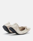  Giày Búp Bê Nữ Pazzion Madeline Studded Bow Foldable Flats 