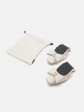  Giày Búp Bê Nữ Pazzion Madeline Studded Bow Foldable Flats 