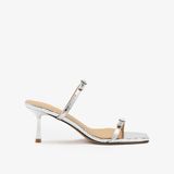  Giày Cao Gót Nữ Pazzion Augusta Buckled Strap Heel Sandals 