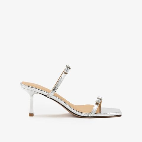 Giày Cao Gót Nữ Pazzion Augusta Buckled Strap Heel Sandals