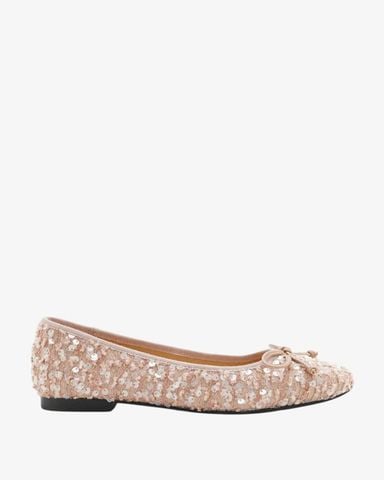 Giày Búp Bê Nữ Pazzion Gianna Sequinned Bow Flats