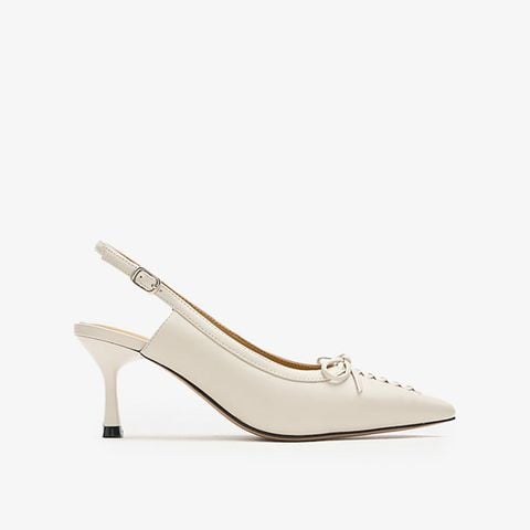 Giày Cao Gót Nữ Pazzion Delilah Laced Pointed Toe Slingback Heels